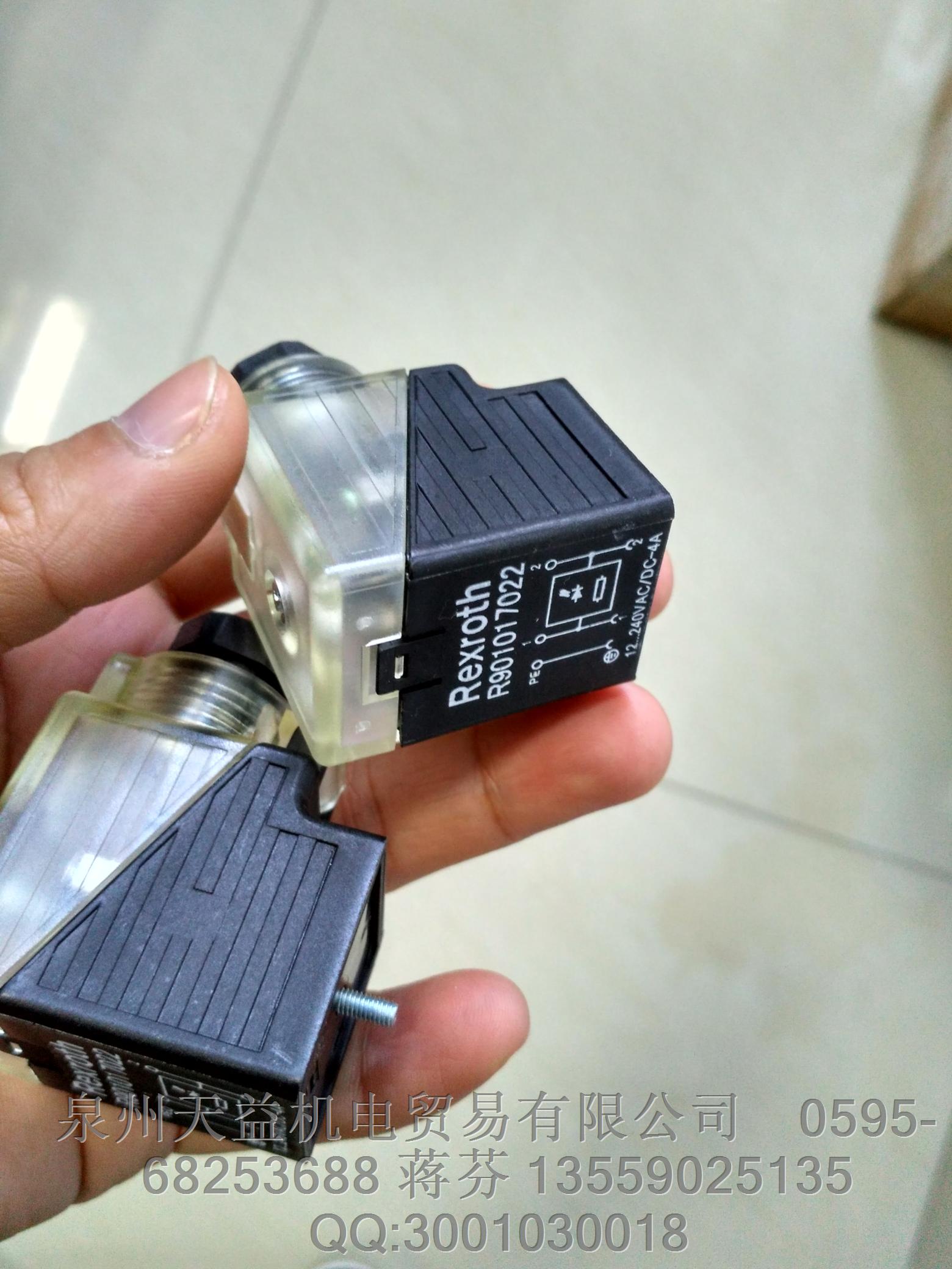 REXROTH  R901017022 帶燈插頭現貨.JPG